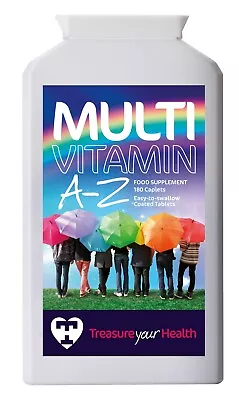 Multi Vitamins & Minerals 180 Tablets For Over 50s ✅ 100% NRV ✅ 24 Nutrients ✅ • £11.95