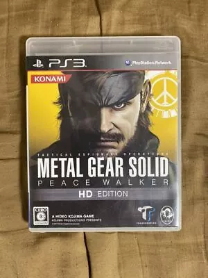 Metal Gear Solid Peace Walker Hd Edition PS3 Software Japan Ver • $131.90