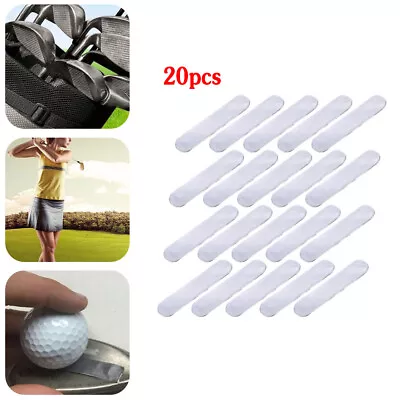 20x Golf Weighted Lead Tape Strips Golf Sticky Back Club Putter Tennis Racket UK • £7.67