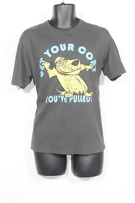 CHEROKEE Mens T-Shirt Muttley Get Your Coat You've Pulled Grey TV Wacky Races • £12.99