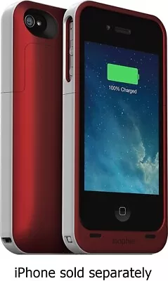 Mophie Juice Pack Air Battery Case For IPhone 4 / 4S (JPA-IP4-P-RED) • $10.99