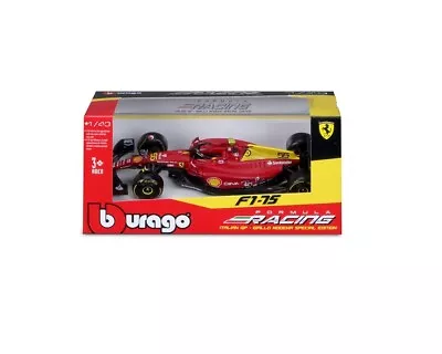 1/43 Bburago F1 Ferrari Racing F1-75 Carlos Sainz 55 Italian GP MONZA 36832 CSMZ • $9.95