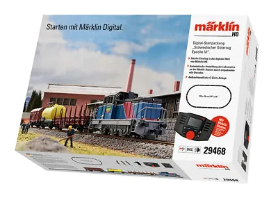 Märklin H0 29468 Starter Set Swedish Freight Train • £214.85