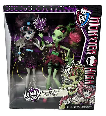 Monster High Doll 2 Pack Zombie Shake Venus McFlytrap & Rochelle Goyle NRFB • $215