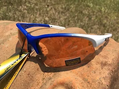 Maxx HD Sunglasses Domain White Blue Shatterproof Golf High Definition  • $19.95