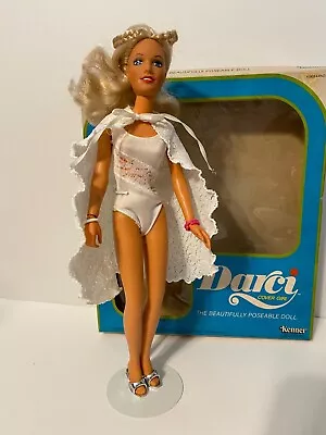 Vintage Kenner Darci Doll With Heels Bangles Stand Portfolio Cards & Insert • $24.99