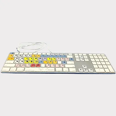 Avid Media Composer Logic Keyboard Apple Aluminum Wired Keyboard A1243 • $29.99