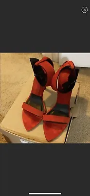 Red Zara Sandals Worn Once • $50