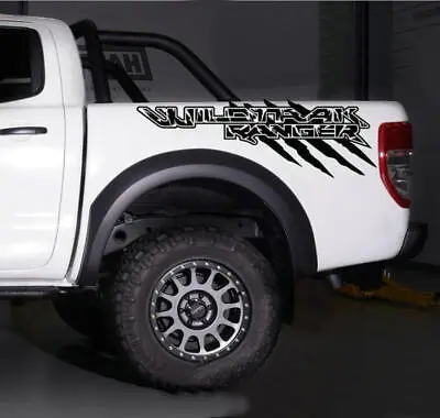 2PCS Pickup Trunk Side Sticker For Ford Ranger WILDTRAK Graphics Truck Bed Decal • $72.37