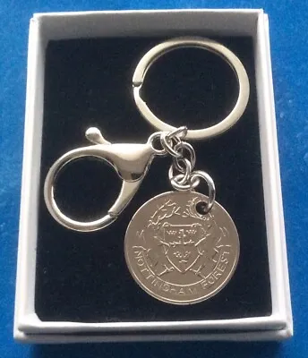 £7.95 • Buy Vintage Nottingham Forest Fa Cup Centenary Esso Coin And Lobster Clasp Keyring