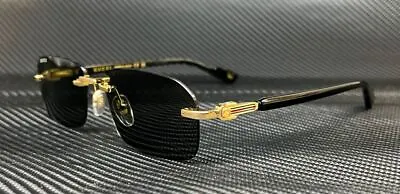 GUCCI GG1221S 001 Gold Black Men's 56 Mm L Size Sunglasses • $311.85