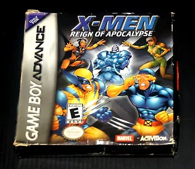X-men Reign Of The Apocalypse Gba Game Boy Advance Cib Authentic Complete Dsi Ds • $169.95