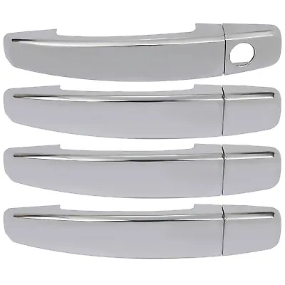 4Pcs Door Handle Cover ABS Chrome Plastic Fits Chevy Malibu Cruze Camaro 2010-14 • $10.99