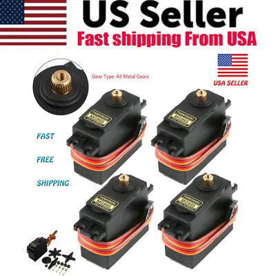 4Pcs 20KG Metal Gear Digital Servo Coreless HIGH TORQUE SPEED For RC Waterproof • $19.93