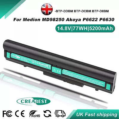 BTP-DABM BTP-DEBM DFBM BTP-DDBM 40031863 40032879 Battery For Medion E6214 E6220 • £17.95