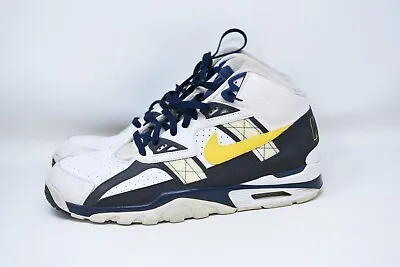 Nike Air Trainer SC High  Michigan Navy Yellow White 302346-110 Mens 13 • $95