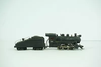 Mantua HO Scale Undecorated 0-6-0 Steam Engine #99 & Tender No Go Project B66 • $14.95