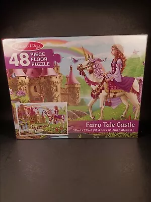 Melissa & Doug Fairy Tale Castle 48 Piece Floor Puzzle Sealed Ages 3+ • $14.99