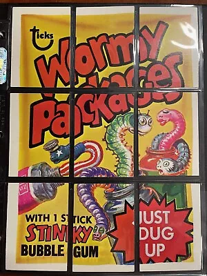 1973 Wacky Packages Series 4  Wormy Packages  Puzzle (windhex Version) Unchecked • $9.95