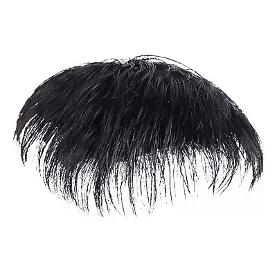 Hair Patch For Men Men Short Toppers Hairpiece Hair Extensions Natural Black  • $17.01