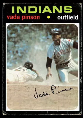 Vada Pinson 1971 Topps #275 Wrinkle • $3.99