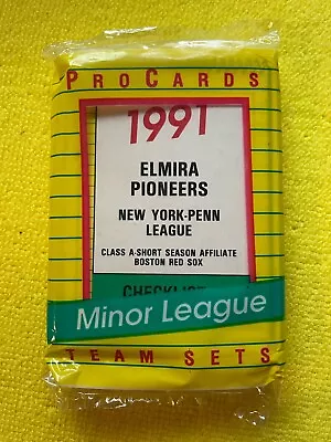 1991 ELMIRA PIONEERS Pro Cards Team Set • $10