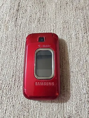 Samsung SGH-T229 - Cellular Flip Phone T-Mobile Red • $22