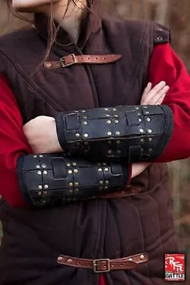 Medieval  RFB Fighter Bracers Steampunk Larp Renaissance  • $30