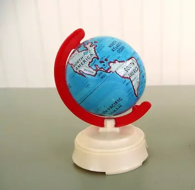 Mini Sterling Globe Tin Toy Pencil Sharpener Retro Desk Miniature Novelty Vtg Mc • $9.87