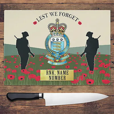 £18.95 • Buy Personalised Royal Army Ordnance Corps Chopping Board Military Army Gift VPCH26