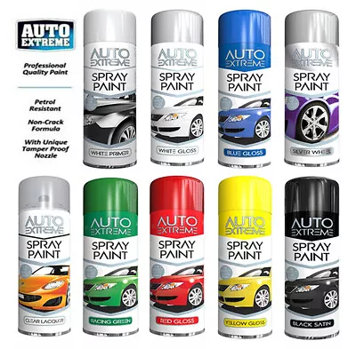 All Purpose Spray Paint Aerosol Auto Car Van Bike Matt Gloss Metal Plastic 250ML • £5.39