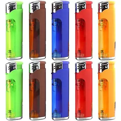 10 Pack - Refillable Butane Lighter With LED Flashlight • $15.26