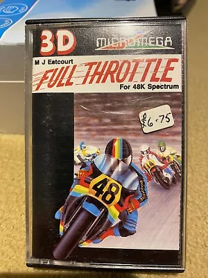£4.99 • Buy ZX Spectrum Game. Full Throttle By Micro Mega