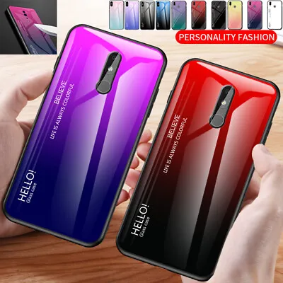 $14.89 • Buy For OPPO A5 A9 A52 A96 Reno8 Shockproof Tempered Glass Hybrid Hard Case Cover