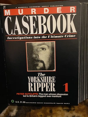 £10 • Buy Murder Casebook Magazines Bundle Of 20 Plus 2 Binders