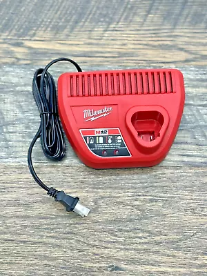 Milwaukee Tools M12 12 Volt Charger Red Lithium-Ion 48-59-2401 • $14.95