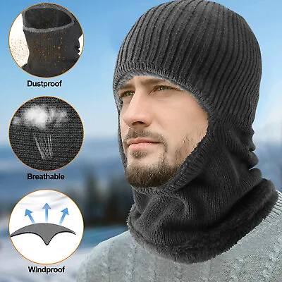$10.95 • Buy Balaclava Full Face Mask Neck Gaiter Winter Tactical Hat Ski Beanie Cap Hood US