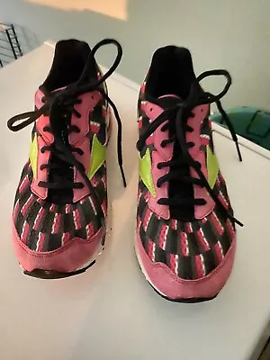 Mizuno Wave Elixir 8 Women’s Sz 8.5W Pink Green Running Shoes Wore Once No Box • $75