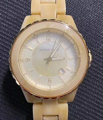 Michael Kors Faux Horn Acrylic Ladies Watch MK5299 • $74.95