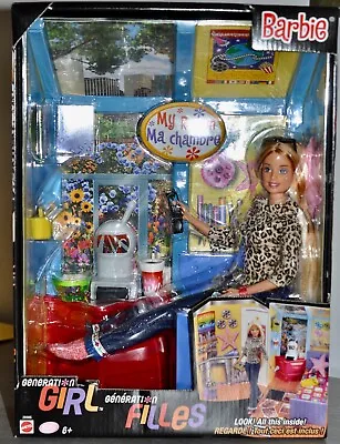 2000 Mattel BARBIE GENERATION GIRL MY ROOM #28986 NRFB • $40.24