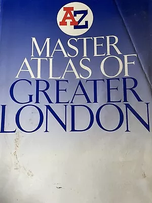 Master Atlas Of Greater London By Geographers A-Z Map Company Paperback Book The • £8.50