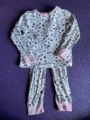 Girls Disney 101 Dalmatians Pyjamas Age 6 Years • £2.99