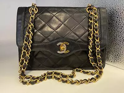 $2000 • Buy Vintage CHANEL Paris Limited Edition Double Flap Gold & Silver CC Gold Chain Bag