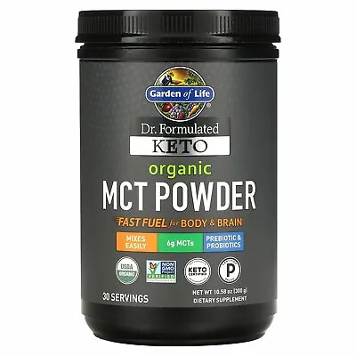 $24.80 • Buy Dr. Formulated Keto, Organic MCT Powder, 10.58 Oz (300 G)