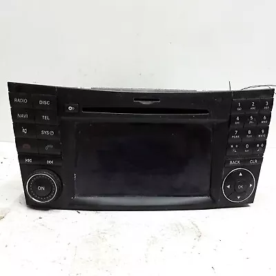 09 2009 Mercedes E Class AM FM CD Navigation Radio BZ9890 A2118705394 • $262.49