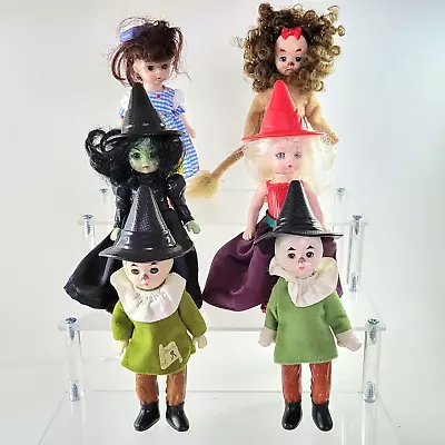 Lot Of 6 Madame Alexander Wizard Of Oz Dolls McDonalds Scarecrow Dorothy Lion  • $12