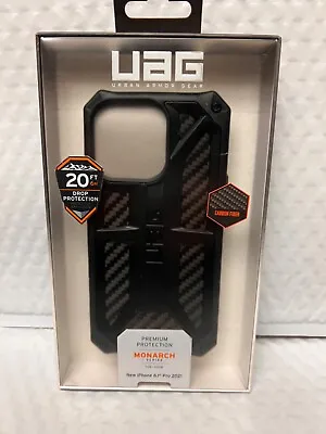 $22.95 • Buy UAG - Monarch Series Case For IPhone 13 Pro - Carbon Fiber  BRAND NEW!!