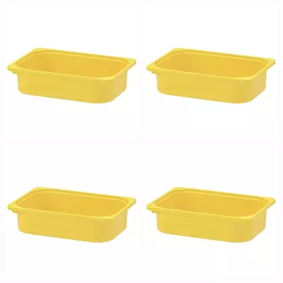 4×Ikea TROFAST Storage Box Shelving Kids Toys Play Boxes Fits In Trofast Frames • £24.77