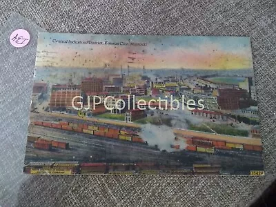 PAEI Train Or Station Postcard Railroad RR CENTRAL INDUSTRIAL DISTRICT KC MO • $10.68