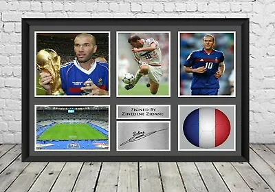 Zinedine Zidane Signed Photo Poster Football Memorabilia France • $9.44